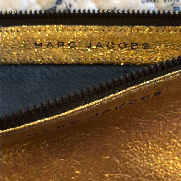 Marc Jacobs Neiman Marcus for target gold clutch - Picture 5 of 9